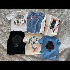 Gap Kids Star Wars Shirt lot XS